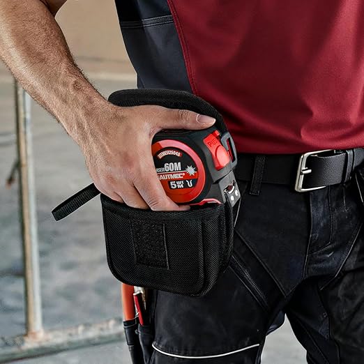 HAUTMEC 3-in-1 Laser Tape Measure, 197ft Digital Tape Measure & 16ft Measuring