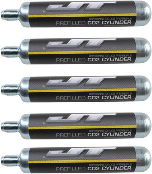 Crosman JT 90g CO2 Cartridges - Compatible with 88g AirSource Cylinders | Pack of 5