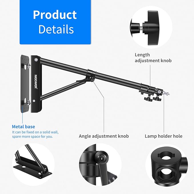Neewer Wall Mounting Boom Arm