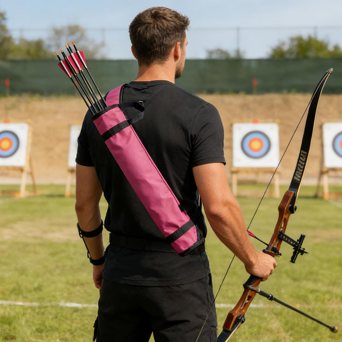Skiennix Quiver Arrow Holder - Adjustable Oxford Cloth Archery Quiver for Outdoor Use | Portable & Versatile