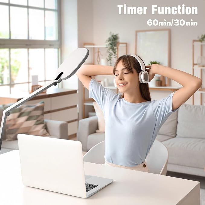 LitONES LED Desk Lamp for Home Office, 15W Desk Light