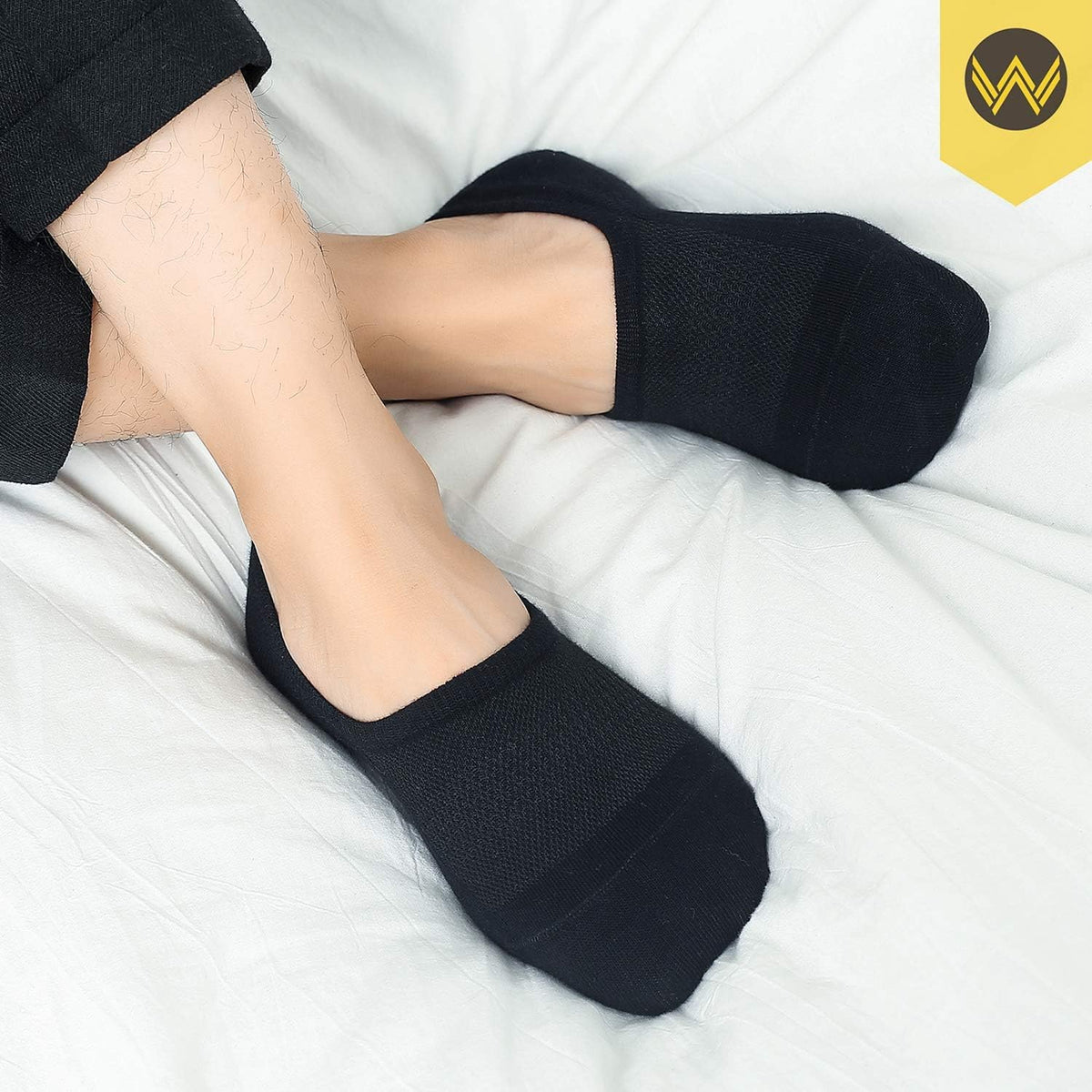 WANDER No Show Socks - 10 Pairs Cotton Non-Slip Low Cut Invisible Loafer Socks | Unisex Sizes 6-14