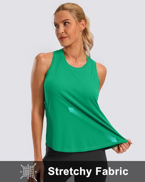 G Gradual Women's Racerback Workout Tank Top - Loose Fit Athletic Yoga Shirt for Gym & Running