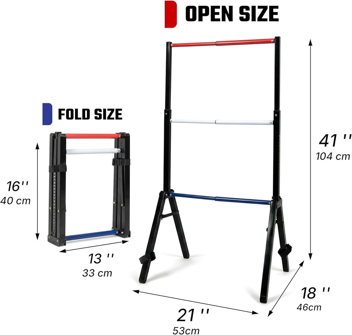 Steel Ladder Ball Game Set - Assembly-Free Toss Game with Scorekeeper & Carry Case | Outdoor Fun for Family