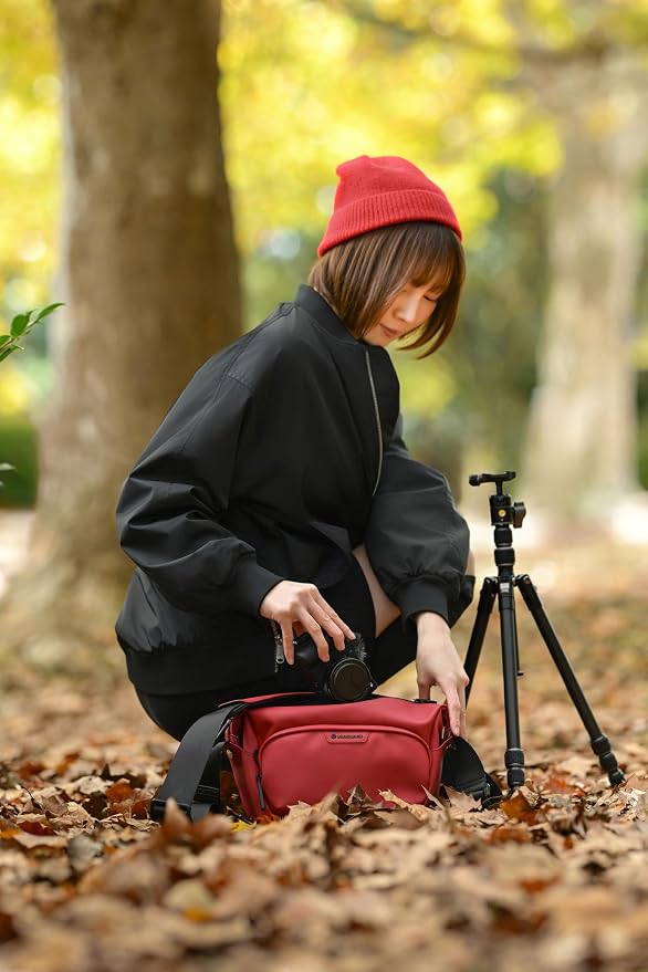 Vanguard VEO Lite S4L Camera & Everyday Shoulder Bag – Fits Mirrorless Camera +