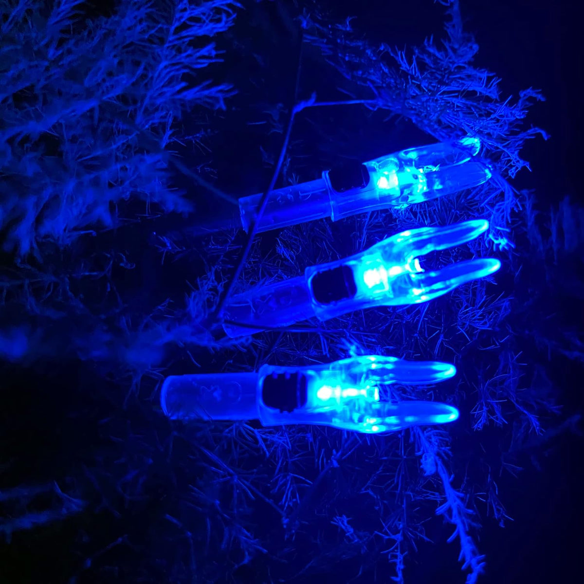 Skiennix Lighted Arrow Nocks - High-Visibility LED with On/Off Switch | 6PCS for .204-.246 ID