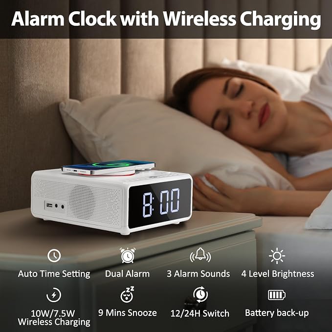 G Keni CD Player Alarm Clock Radio