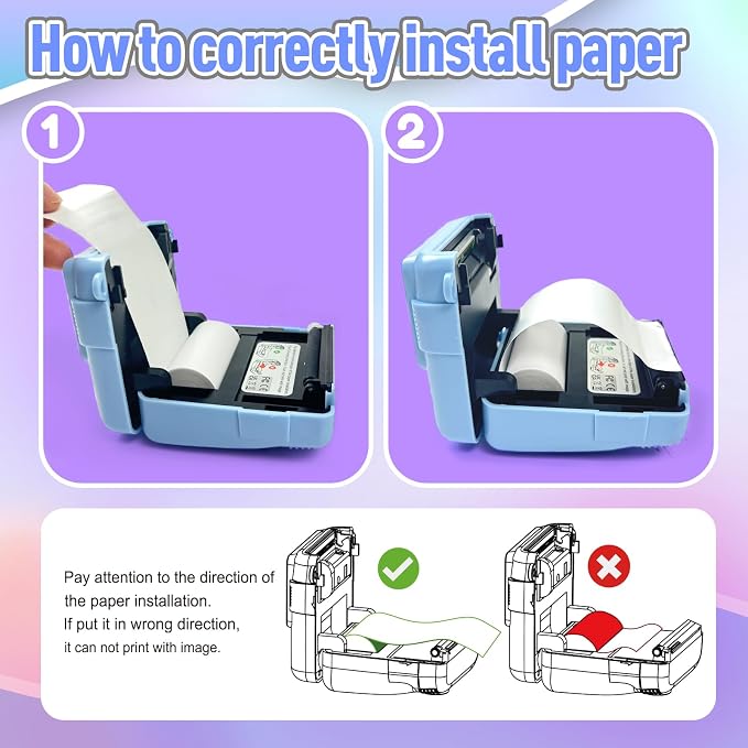 ESOXOFFORE Instant Print Camera
