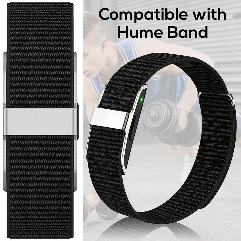 Zeeflufun Biceps Nylon Loop Bands Compatible with Hume Band - Armband/Ankle Soft Comfortable Breathable Replacement Strap for Hume Bands,for Women Men