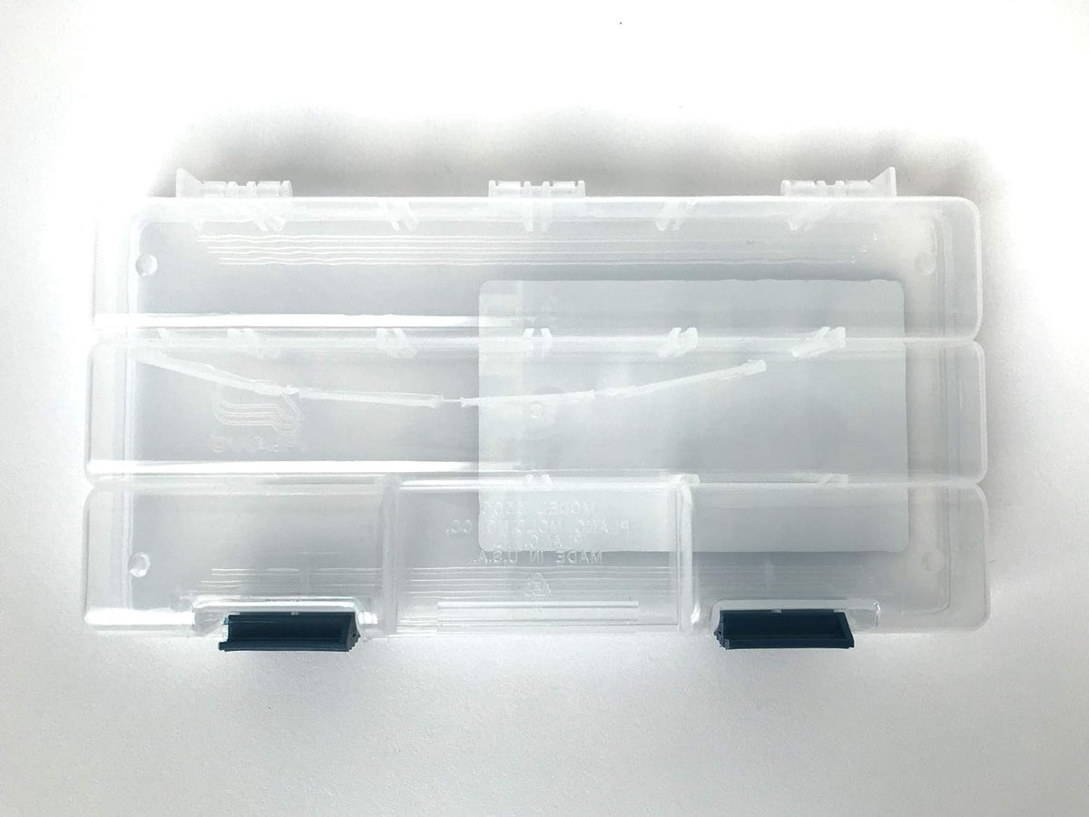 Plano Tackle Boxes - 4 Pack of 3500 Prolatch Stowaway Utility Boxes for Fishing Storage - Blue