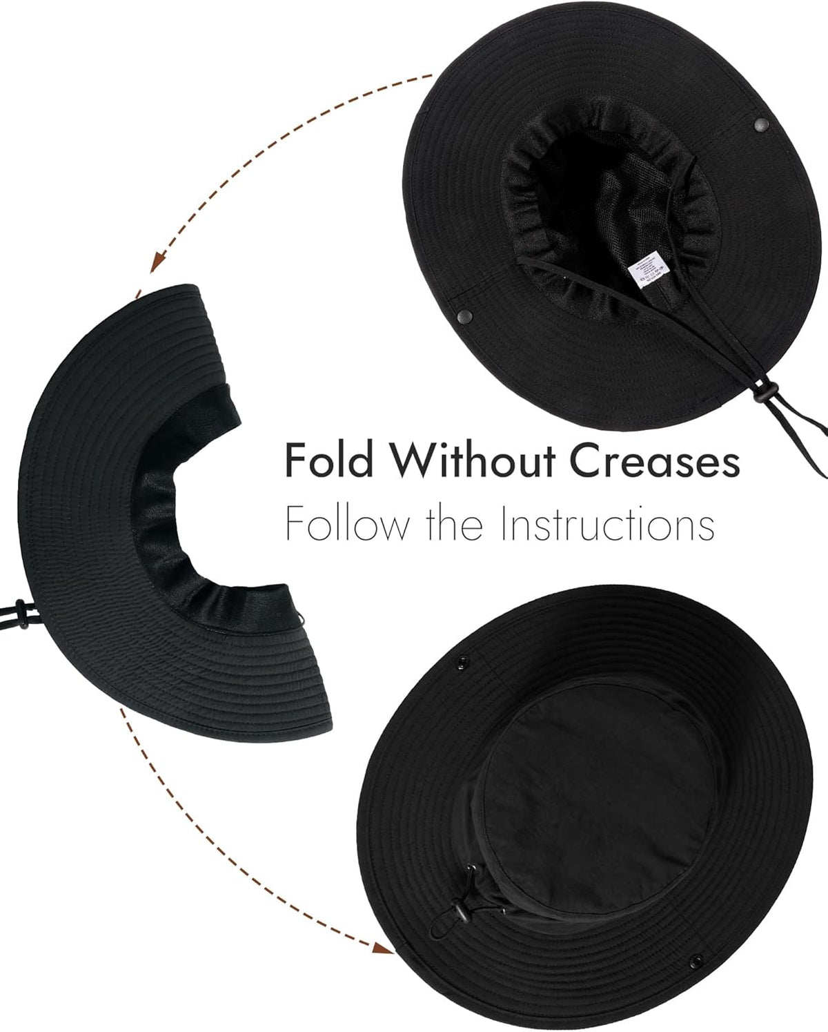 Skiennix Waterproof Sun Hat - Wide Brim Bucket Hat for Men & Women | Foldable Outdoor Fishing & Hiking