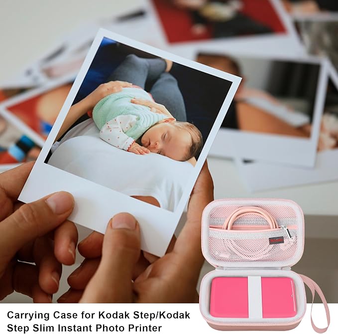 Elonbo Carrying Case for KODAK Step Instant Smartphone Photo Printer, Portable