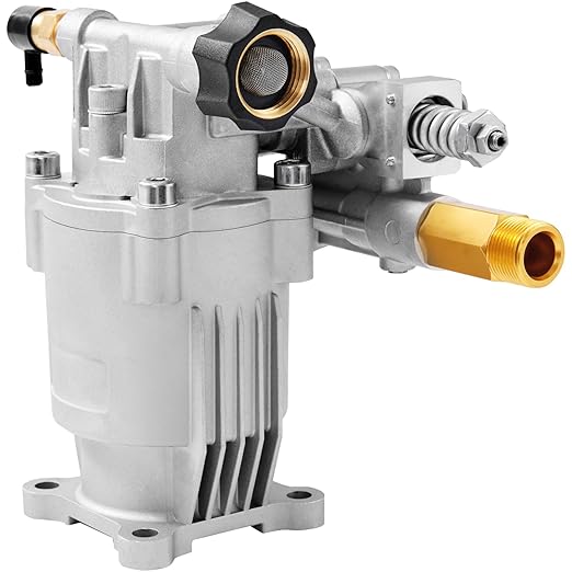 VEVOR Pressure Washer Pump, 3/4" Shaft Horizontal, 2500-3400PSI, 2.5 GPM, Replacement Power Washer Pumps, Parts Washer Pump, Compatible with Honda, Simpson, RYOBI, Briggs & Stratton, Subaru, Craftsman