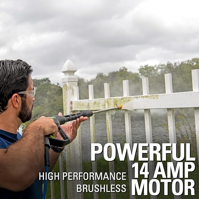 Greenworks Pro 2300 Max PSI Brushless Electric Pressure Washer and Surface Cleaner