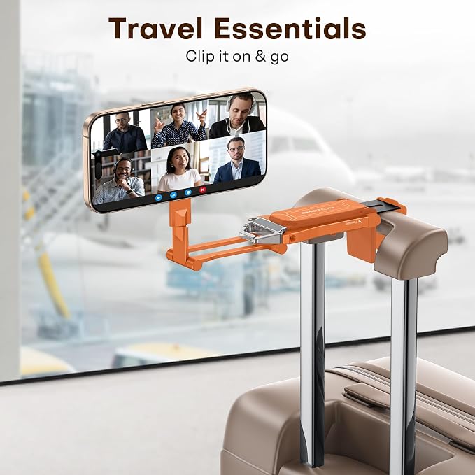 OMOTON TP02 360°Rotating for MagSafe Tripod Mount, Adjustable Aluminum Magnetic