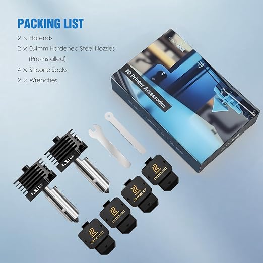Hotend Kit for Bambu Lab H2D, A1 Mini, Fast Heating & Stable Extrusion – 3D