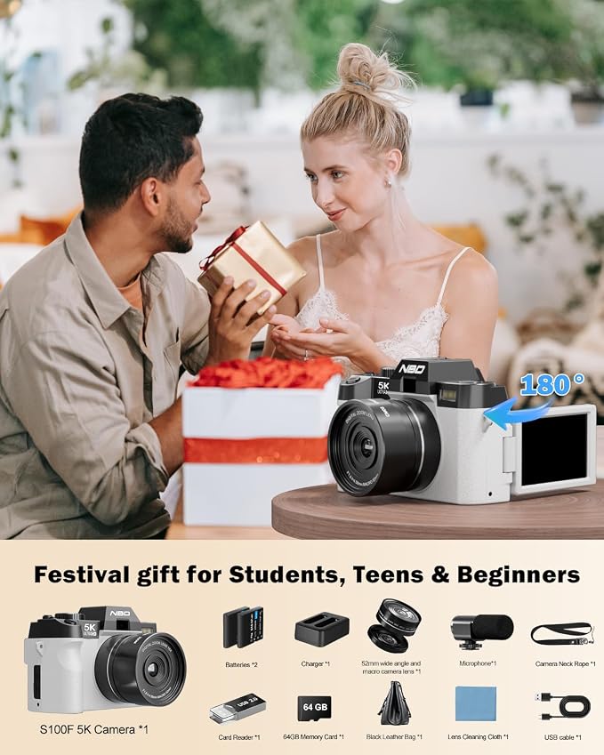 NBD 5K Digital Cameras for Photography