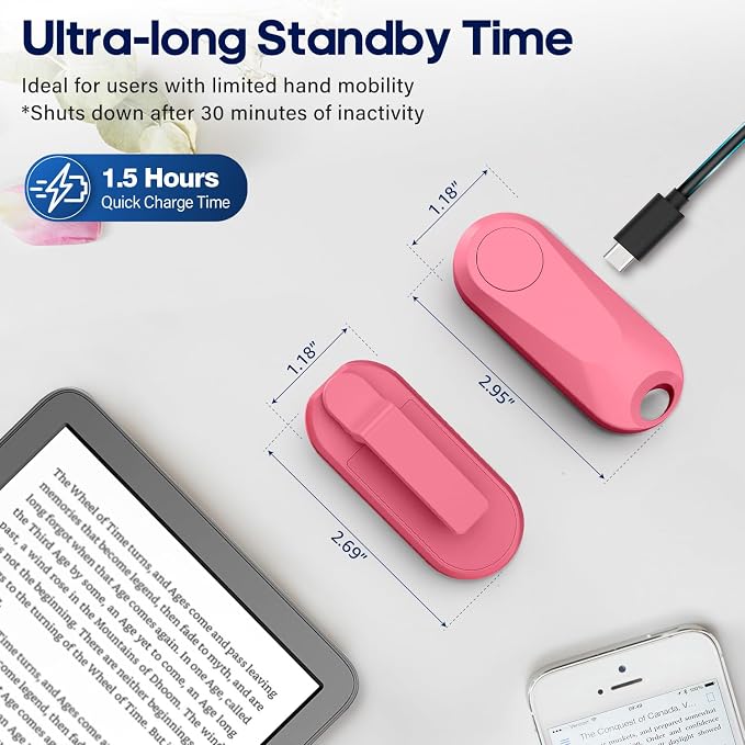 DATAFY Page Turner for Kindle Paperwhite Oasis Kobo eReaders, Camera Camcorder
