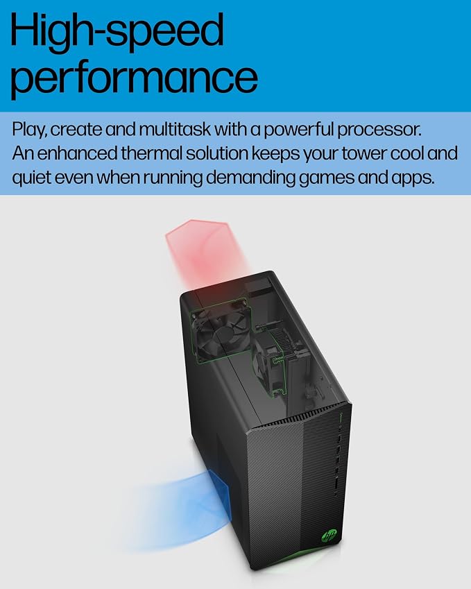 HP 2026 Desktop Tower Computer for Home Office Student, Intel i7-11700F 8-Core, 16GB DDR4 RAM, 256GB PCIe SSD, WiFi 6, Keyboard & Mouse, Windows 11 Home-Ready for Work, Business Family Use, Jet Black