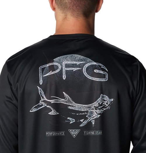 Columbia Men's Long Sleeve Terminal Tackle PFG Shirt - Tarpon Rise Design for Comfort