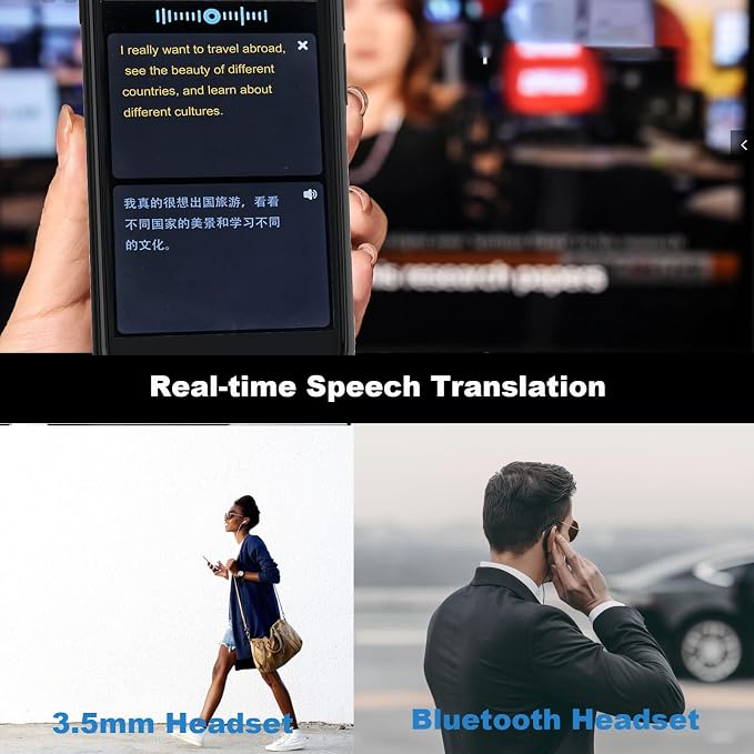 Language Translator Device No WiFi Needed, Two-Way AI Voice Translator