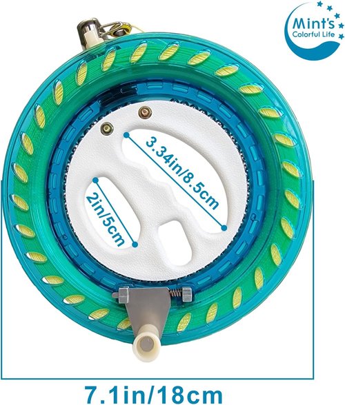 Mint's Colorful Life 60'' Delta Kite - Easy Flying with 7.1in Reel Winder | Perfect for Kids & Adults