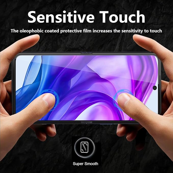 2 Pack for Motorola Razr+/Plus 2024 Screen Protector Flexible TPU Film