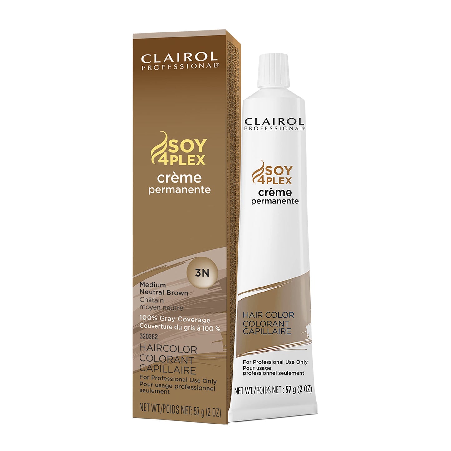 Clairol Professional Permanent Crme, 3N Med Neutral Brown, 2 Oz. (Pack Of 1)