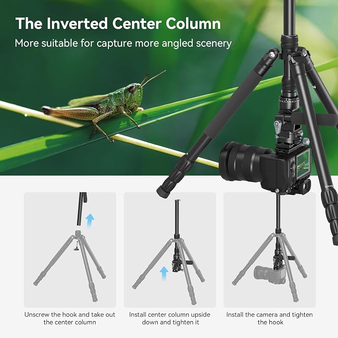 SmallRig CT195 Video Tripod Kit, Max Load 15kg / 33Ibs