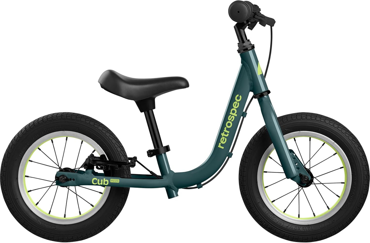 Retrospec Cub Plus Toddler Balance Bike - Lightweight, Adjustable V-Brake & Seat for Ages 18 Months to 4 Years