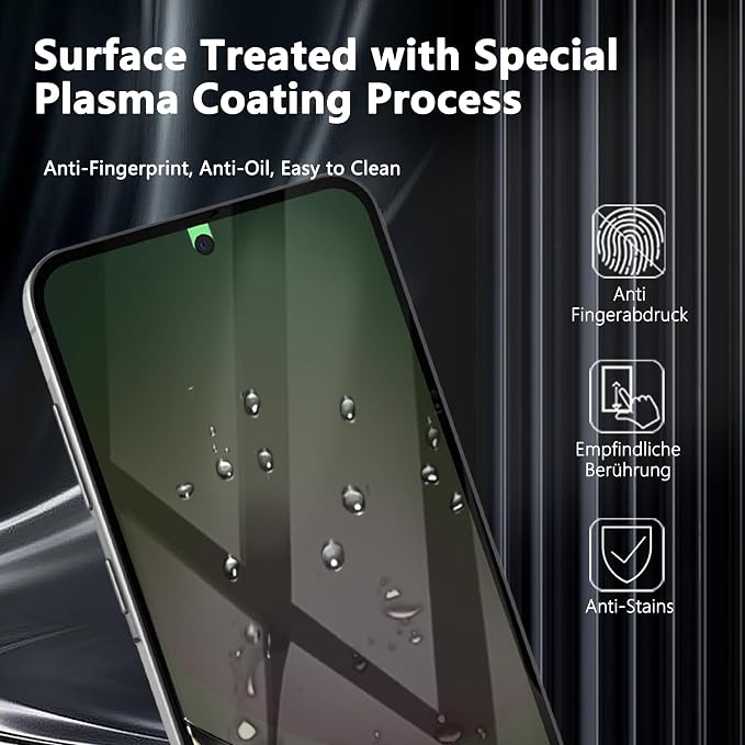 Privacy Screen Protector for Samsung Galaxy A56, 1+2 Pack TPU Anti-Spy Film