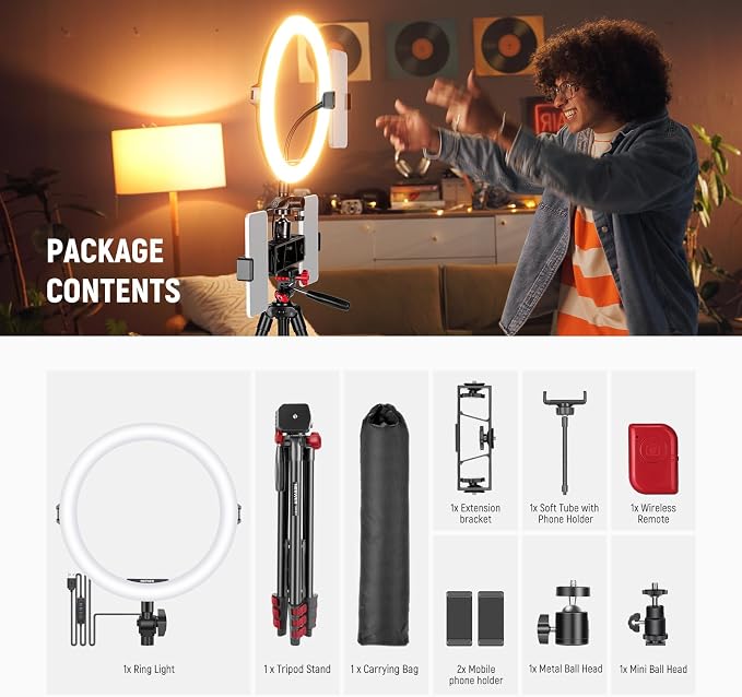 NEEWER Basics 10" Selfie Ring Light