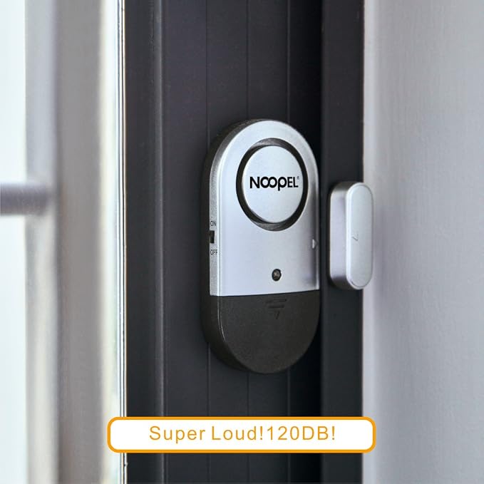 Door Alarms for Kids Safety, 120dB Loud Window Alarms for Home Security
