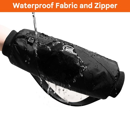 Heated Hand Warmer Pouch with 10000mAh Power Bank,Hand Warmers Poucn with 3 Levels Heating, Ideal for Football, Camping,Hunting, Portable and Waterproof Football Hand Warmer Heated Hand Muff