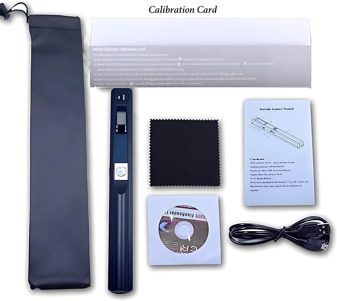 A4 Document Scanner, Portable Card Photo Scanner