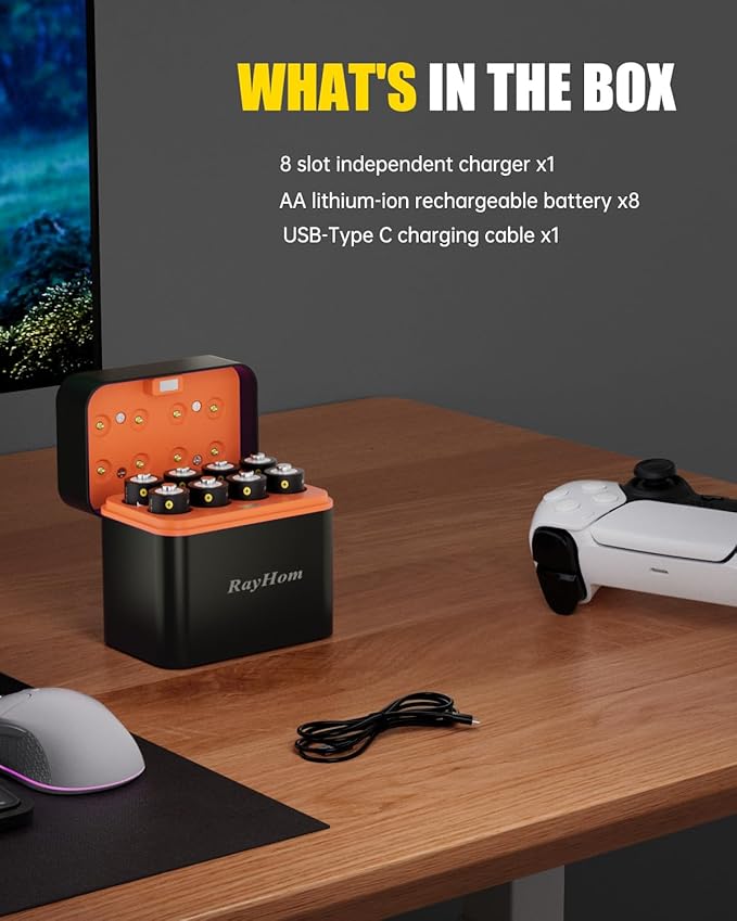 Rechargeable AA Lithium Batteries