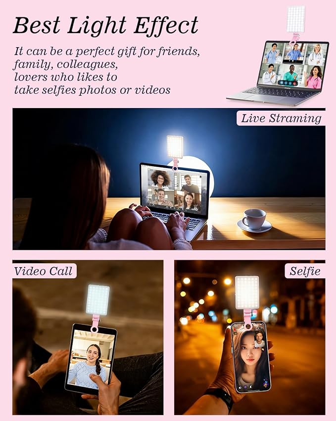 60 LED Portable Selfie Light Video Conference Lighting