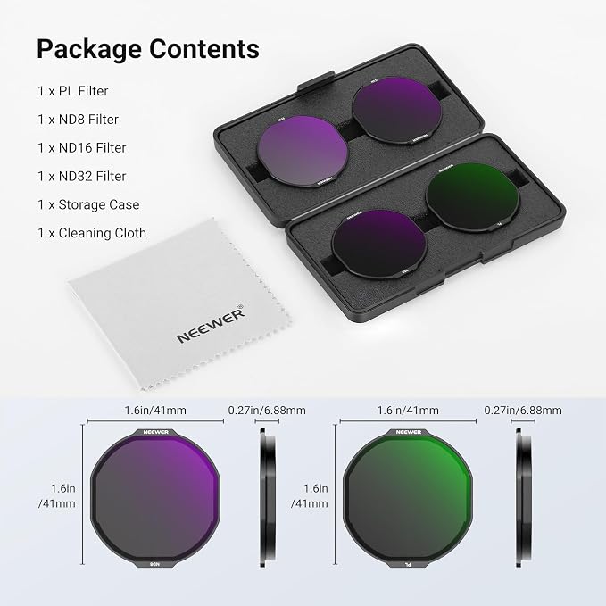 NEEWER Filter Set Compatible