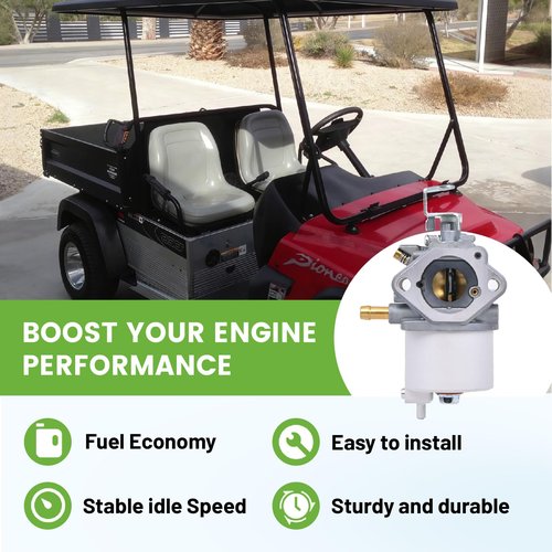 Aylux FE290 Carburetor with Fuel Pump for Golf Cart Club Car DS & Precedent Turf Carryall Carb 1992-1997 FE290 Kawasaki Engine Replace 1016438 1016439 1016440 1016441 1016478
