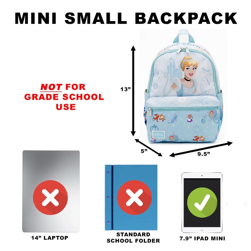 Wondapop - Cinderella 13" Nylon Deluxe Daypack