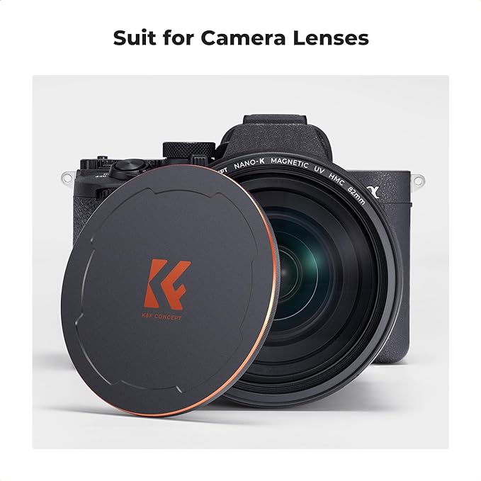 K&F CONCEPT 67mm Thread & Magnetic 2-in-1 Lens Filter Cap Only Compatible