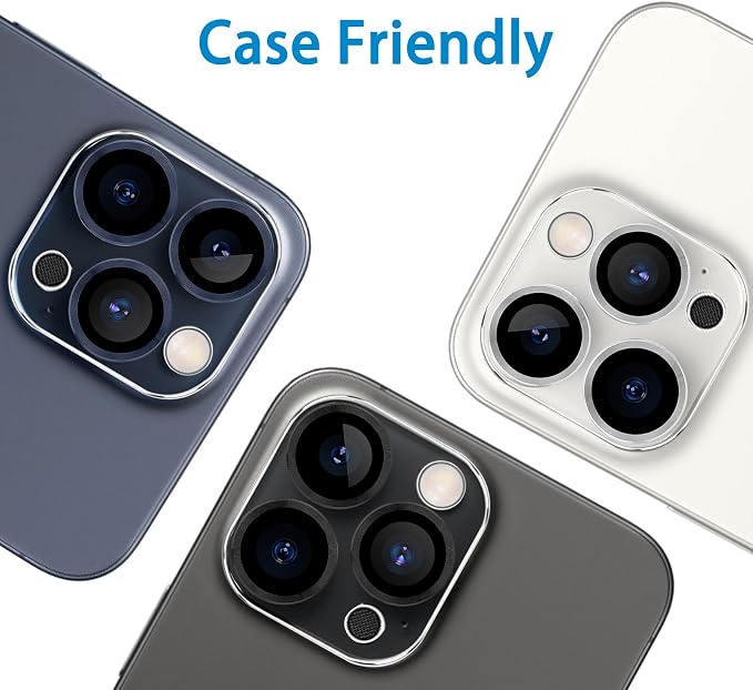 3 Pack Dengduoduo Tempered Glass Camera Lens Protector