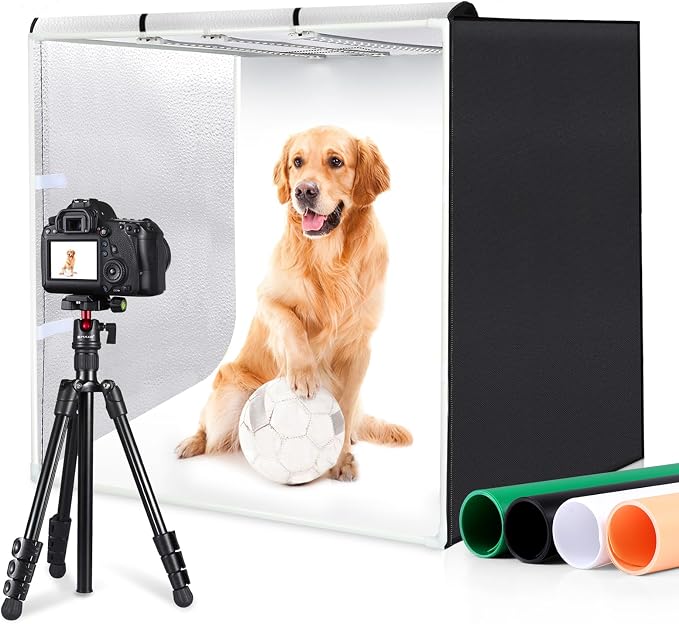 PULUZ 32"x32" Light Box Photography, Large Photo Light Box
