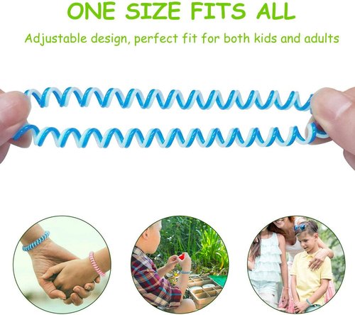 BuggyBands Mosquito Patches - 120 Pack Resealable Stickers & 2 Bracelets for Kids & Adults | Perfect for Camping & Travel