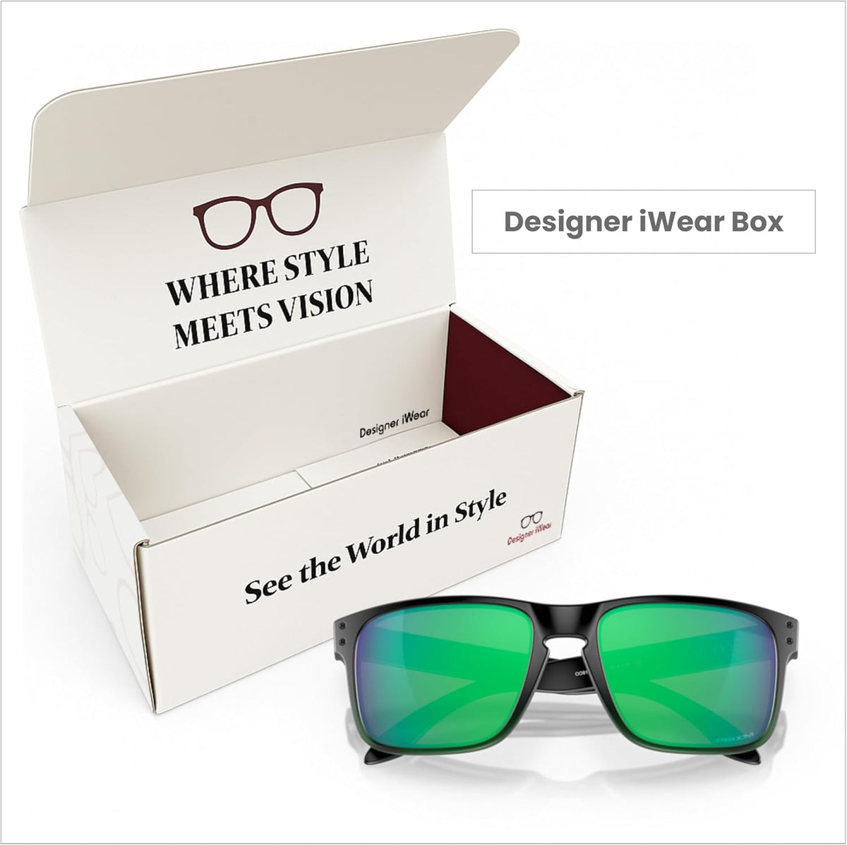 OAKLEY Holbrook OO9102 Square Sunglasses for Men - Stylish Design with Accessory Leash & Microfiber Pouch