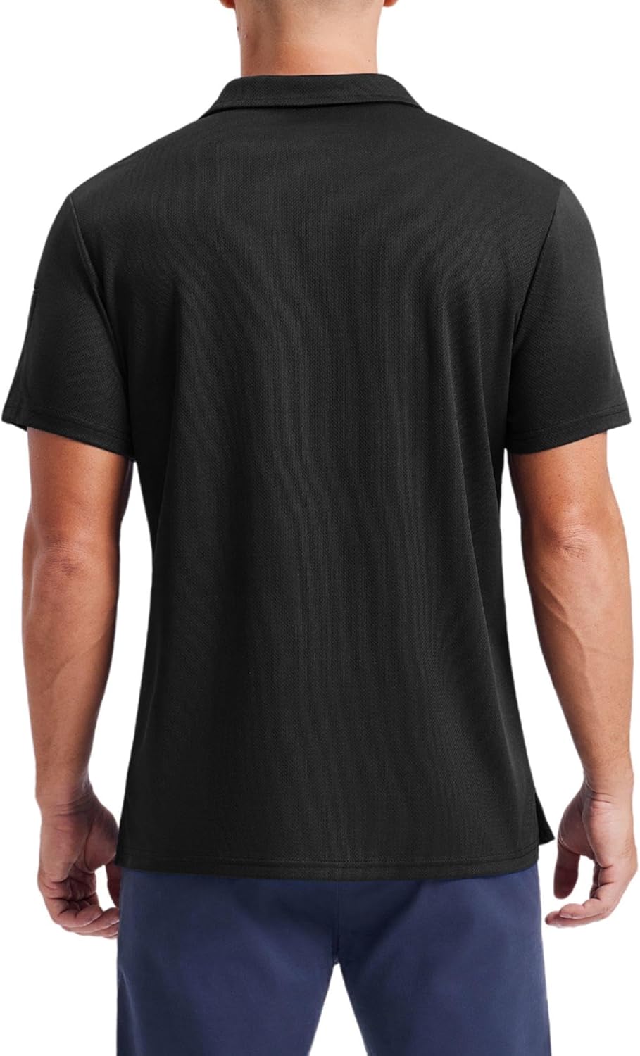 PINSPARK Golf Polo Shirt - Quick Dry Performance Casual Short Sleeve Collared Athletic Wear