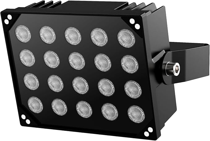 Univivi IR Illuminators 20 LEDs 850nm Long Range Illuminator 90 Degree Wide