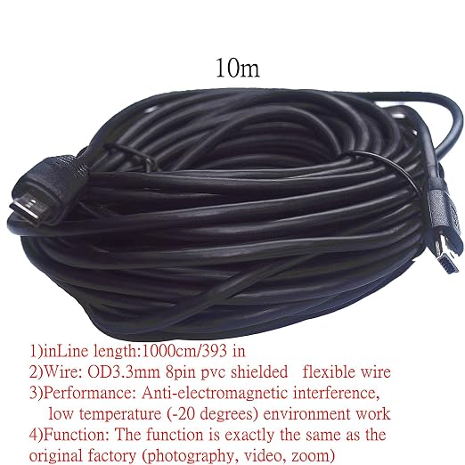 Extension Cable 393-inch ( Mini USB to Multi) jjc Remote Control Handle