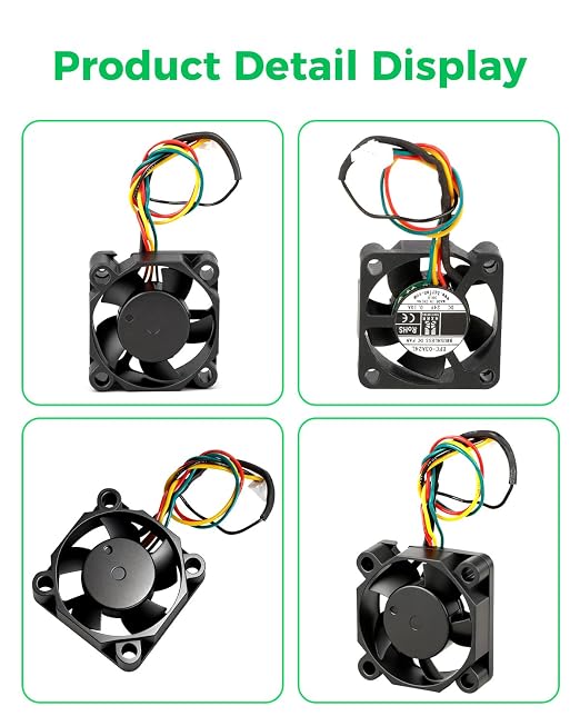 Creality Official K2 Plus Heatbreak Fan, 24V Throat Cooling Fan