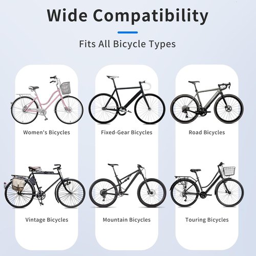 Bike Cover Waterproof - High-Density UV Protector for Mountain & Road Bikes | 82.7"x43.3" Tapered Design